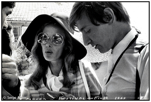 69 / 90 Philippe Jaccottet — 006.-Pascale-Audret-Cannes-1969