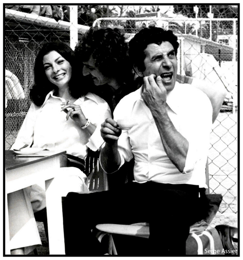 69 / 90 Philippe Jaccottet — 025.-Isabelle-Gassan-et-Gilbert-Becaud-Cannes-1974