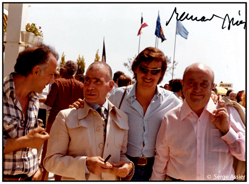 69 / 90 Philippe Jaccottet — 027.-Bernard-Blier-et-Jacques-Dufilho-Cannes-1975