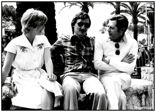 69 / 90 Philippe Jaccottet — 030.-Mimsy-Farmer-et-Marcello-Mastroianni-Cannes-1975