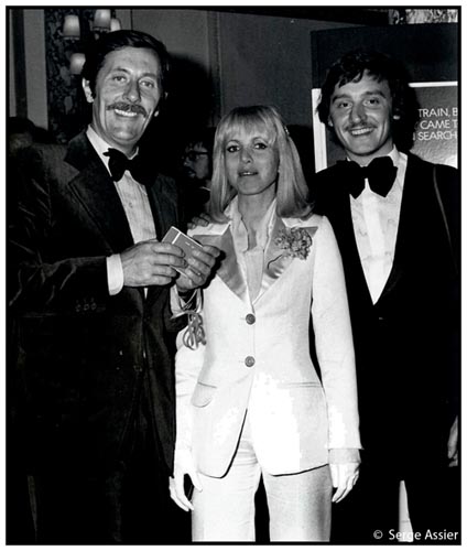 69 / 90 Philippe Jaccottet — 040.-Jean-Rochefort-et-Bulle-Ogier-Cannes-1975