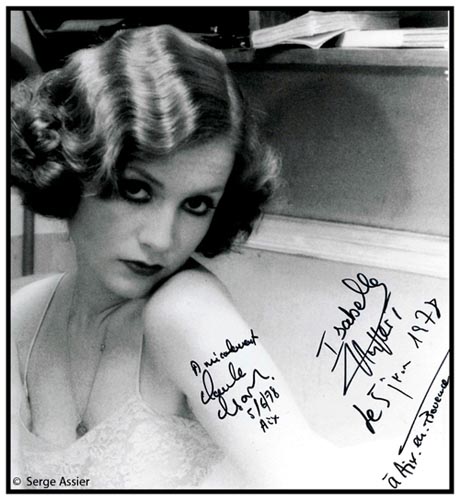 69 / 90 Philippe Jaccottet — 054.-Isabelle-Huppert-Aix-en-Provence-1978