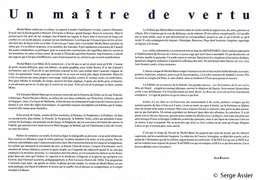Correspondances, Portraits d'écrivains 1979-2016