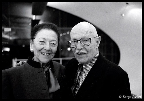 Correspondances, Portraits d'écrivains 1979-2016 — 060.-Edmonde-Charles-Roux-et-Willy-Ronis