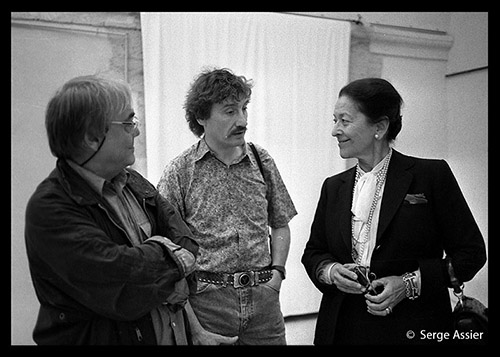 Correspondances, Portraits d'écrivains 1979-2016 — 066.-Jean-Claude-Passeron,-Serge-Assier-et-Edmonde-Charles-Roux